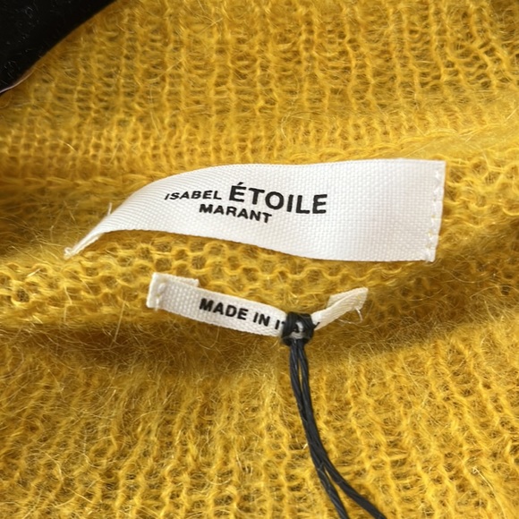 Isabel Marant Etoile Daniel Striped Mohair Blend Sweater Jumper Size 44 - Picture 10 of 11